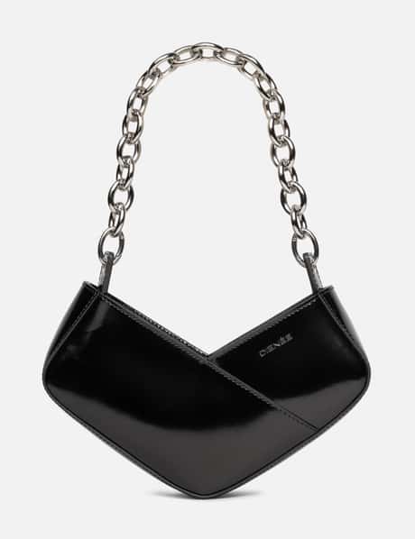 Venere Cube Mini Black Semi Patent Leather view 13