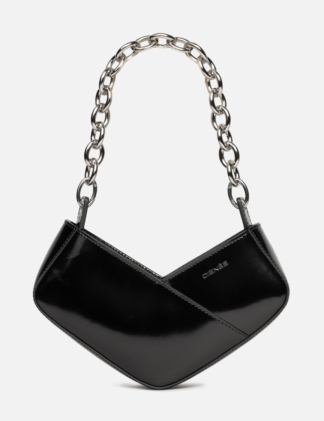 Venere Cube Mini Black Semi Patent Leather view 14