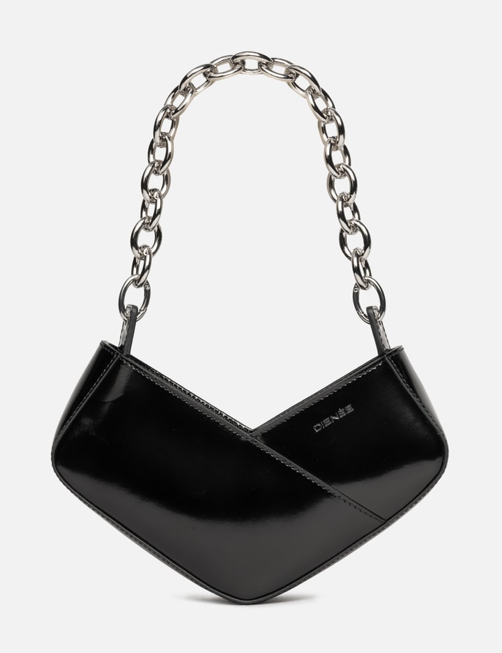 Venere Cube Mini Black Semi Patent Leather Placeholder Image