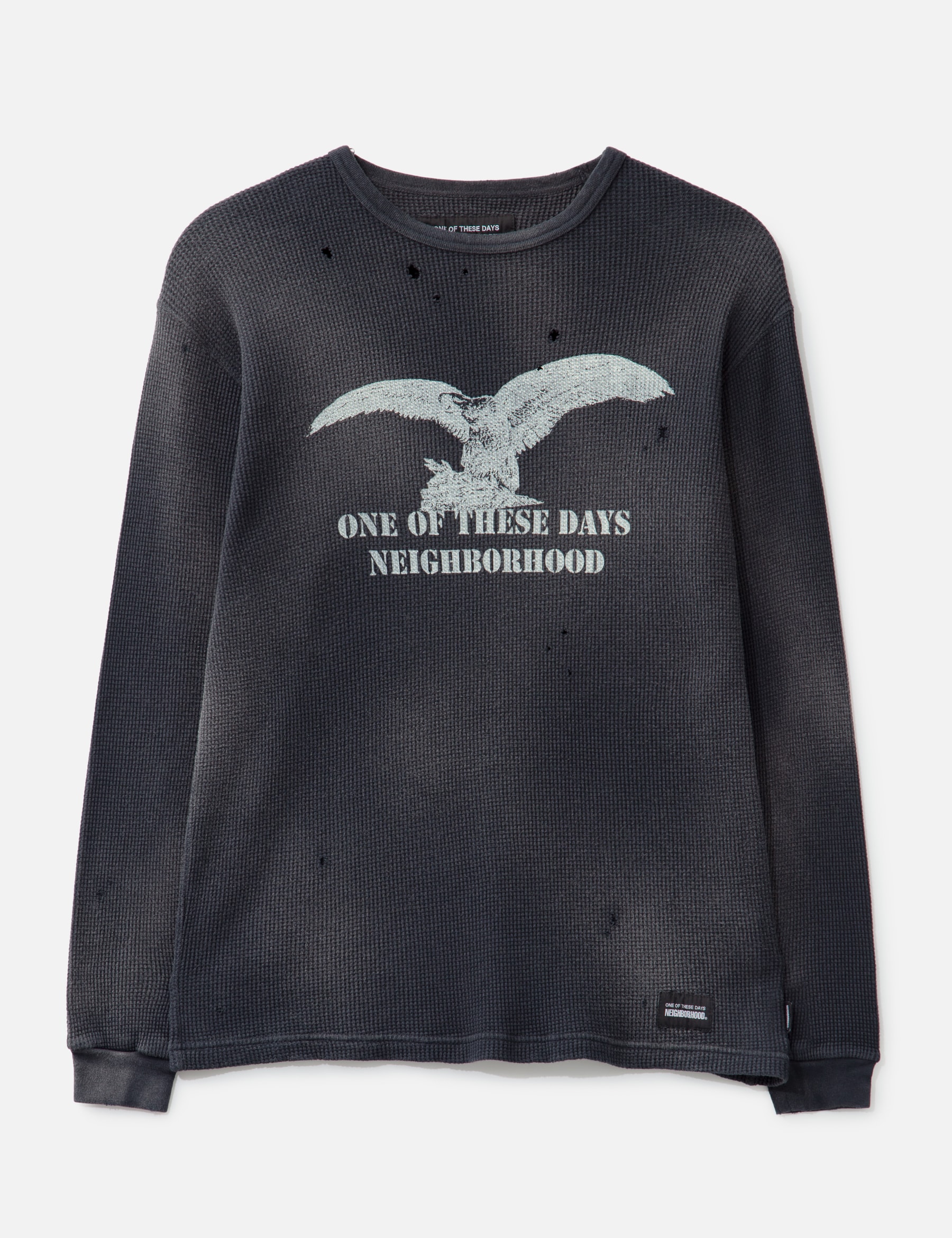 NH X OOTD . Waffle Fabric Crewneck Long Sleeve view 19