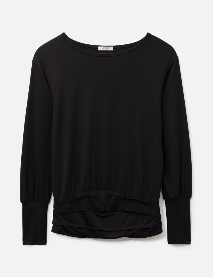 anggae Draped Belt T-Shirt