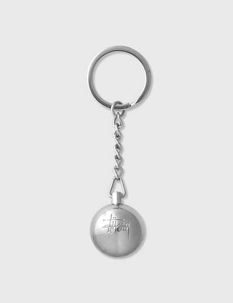 Stüssy Metal Ball Keychain HBX