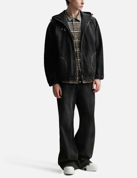 THUG CLUB - Denim Zip-Up Hoodie | HBX - Globally Curated Fashion  