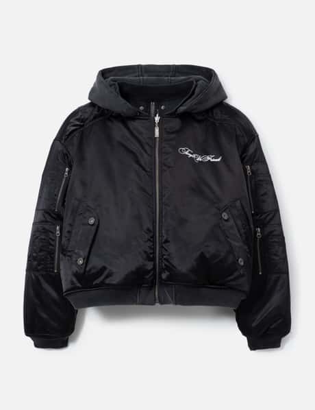 "Casey" Printed Reversible Bomber Jacket view 16