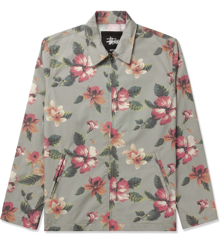 Khaki Vintage Flower Coach Jacket Placeholder Image