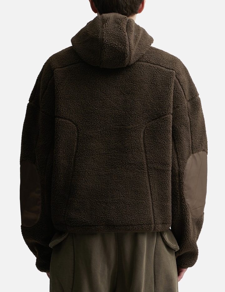 Shop Entire Studios Fluffy Fleece V2 Hoodie In Brown