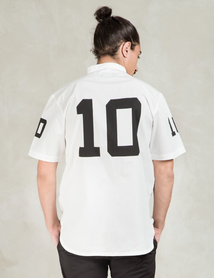 White Big 10 Botton Up Shirt Placeholder Image