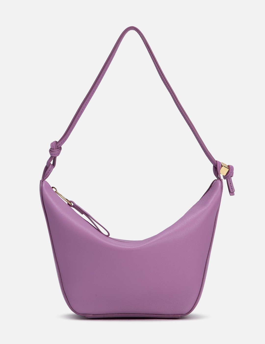 LOEWE Puzzle Hobo Bag in Nappa Calfskin Bright Purple in Calfskin Leather  with Gold-tone - US