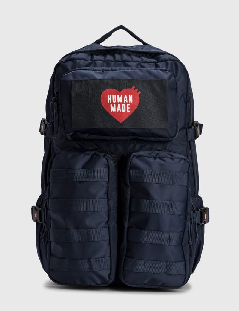 【新品未使用】HUMAN MADE BACKPACK バックパック BLACK human made ヒューマンメイド リュック バックパック カモ nigo HUMAN