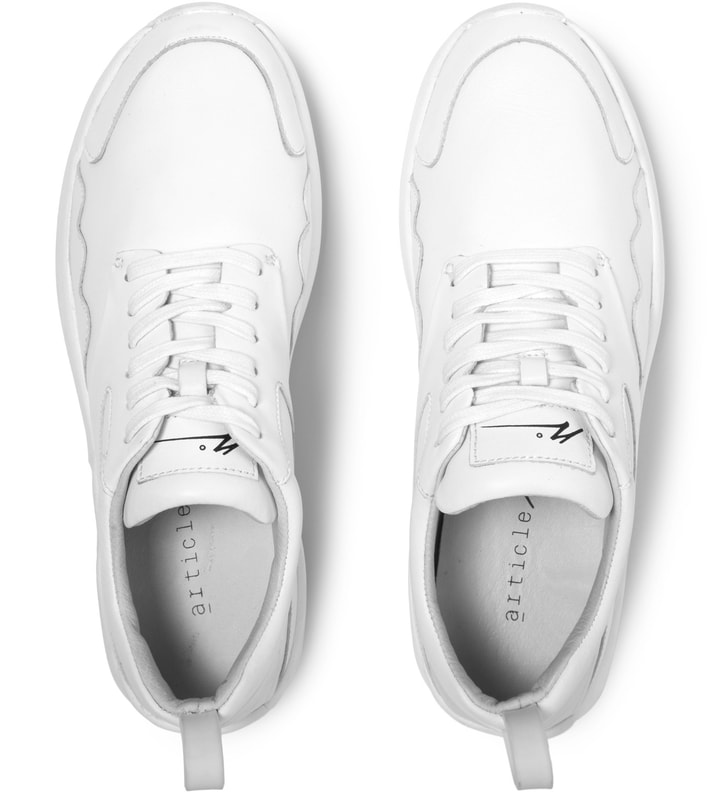 White Leather/White 0502-0234 Sneakers Placeholder Image