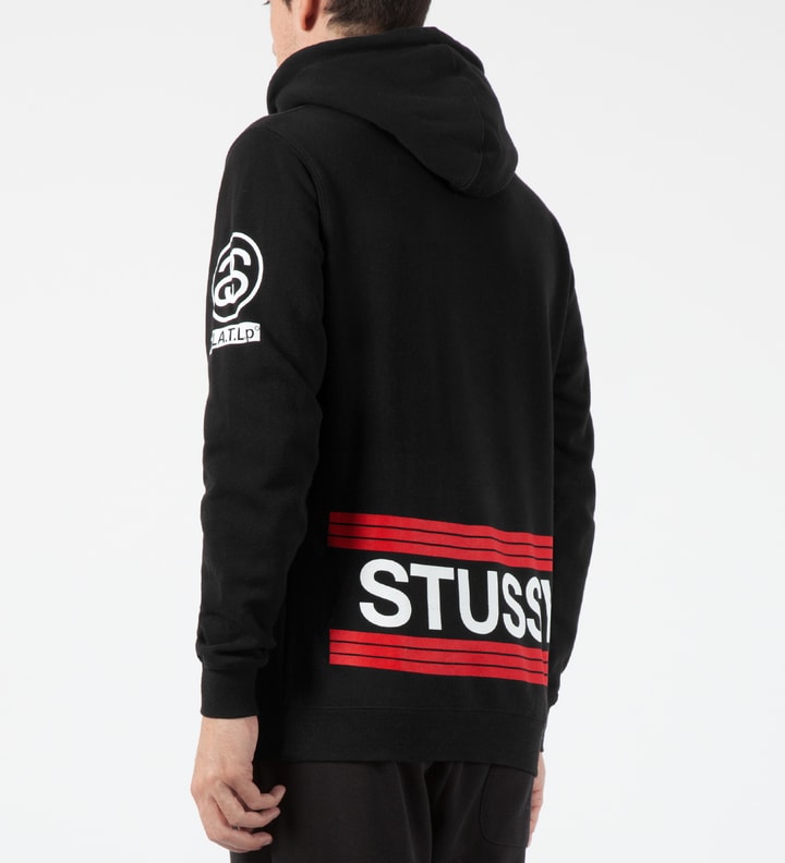 Black 1980 Stripe Hoodie Placeholder Image