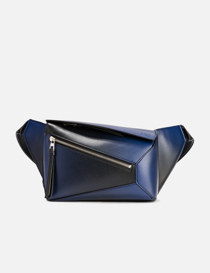 Loewe Small Puzzle Bumbag In Blue