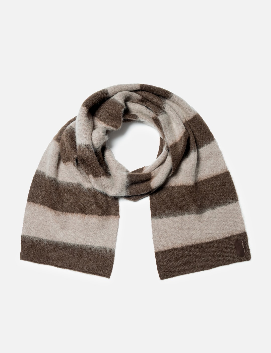 Wool Mohair Striped Scarf view 5