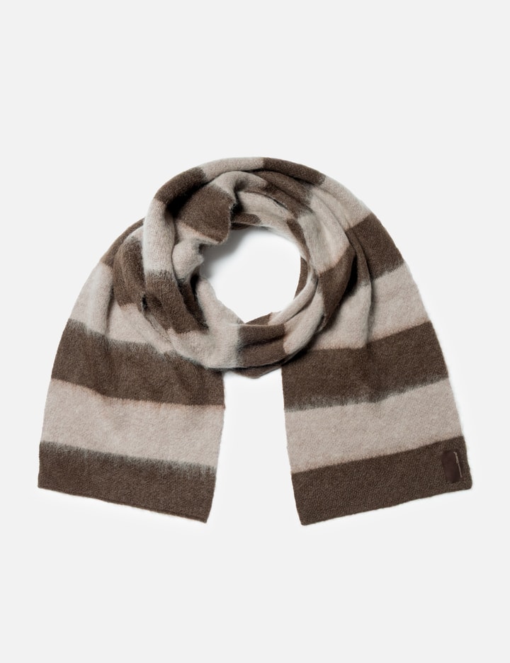 Wool Mohair Striped Scarf Placeholder Image