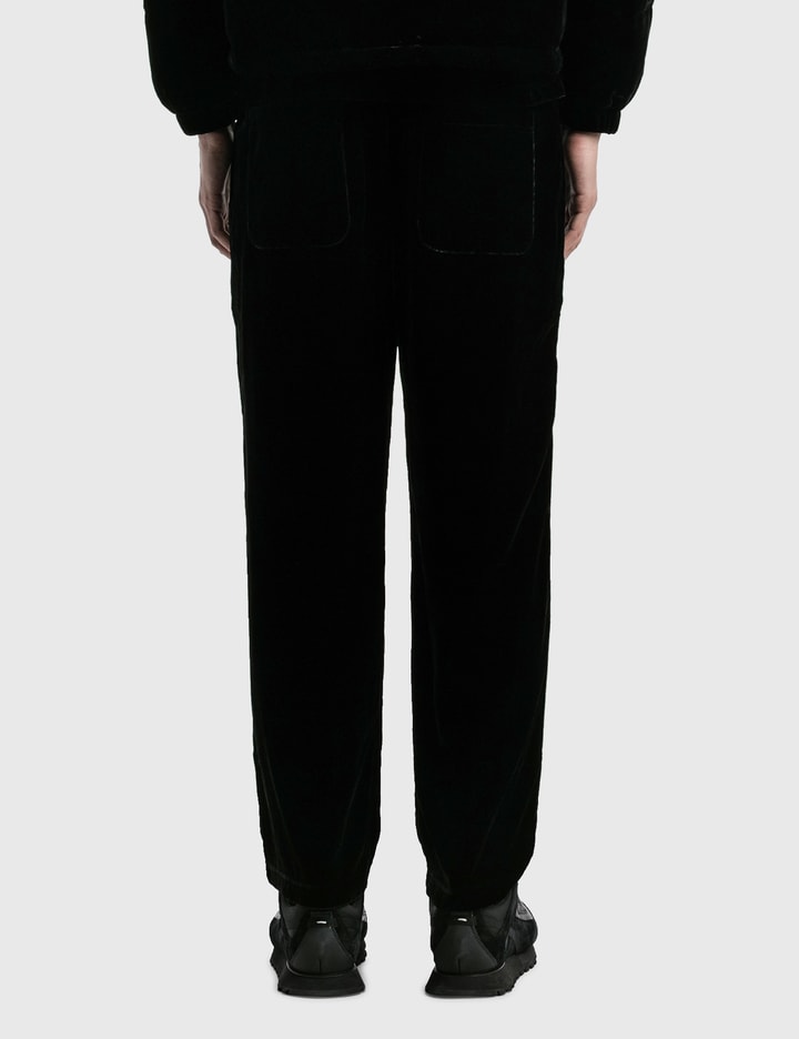 Drawstring Velvet Straight Pants Placeholder Image