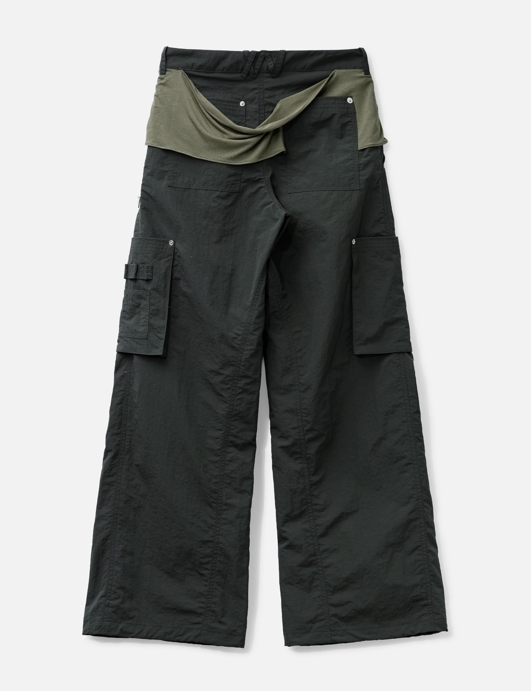 Mixed Layered Tie Jogger Pants view 9