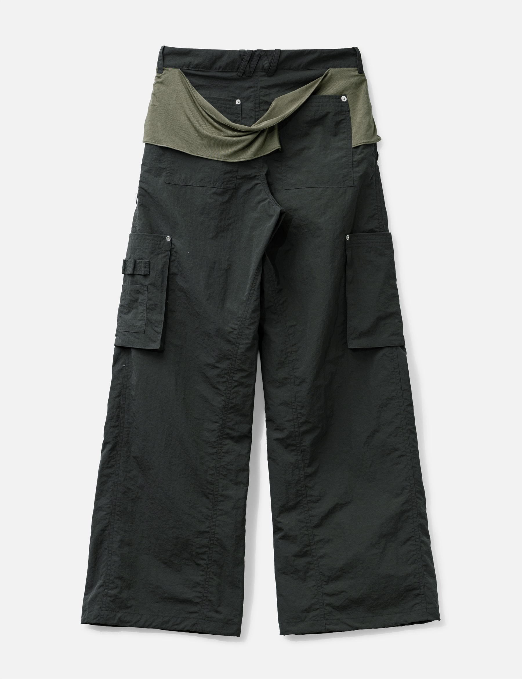 Mixed Layered Tie Jogger Pants view 17
