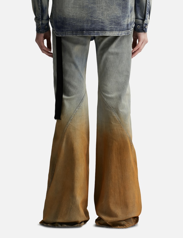 Shop Rick Owens Drkshdw Lido Bias Bootcut In Multicolor