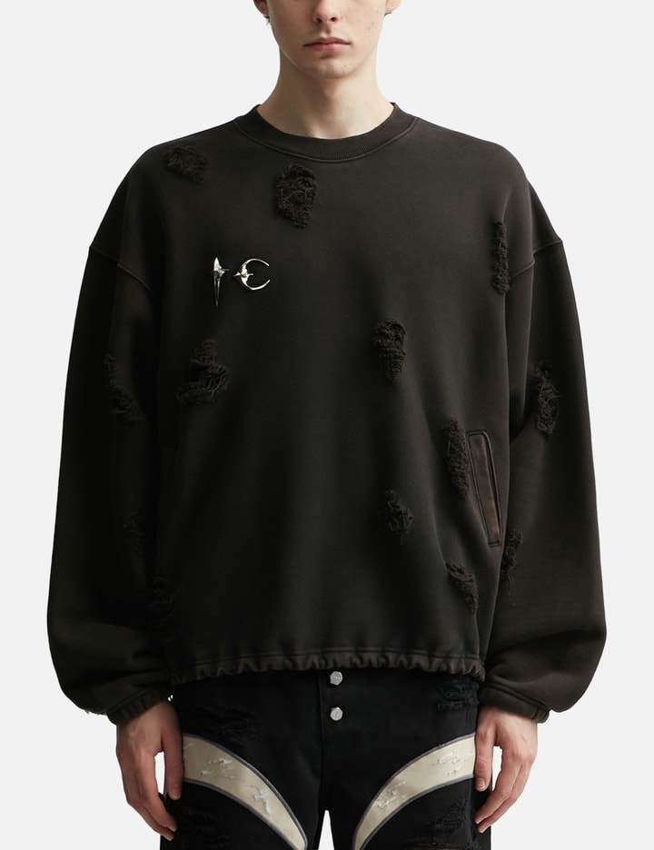 Distressed TC Logo Crewneck Sweatshirt Placeholder Image
