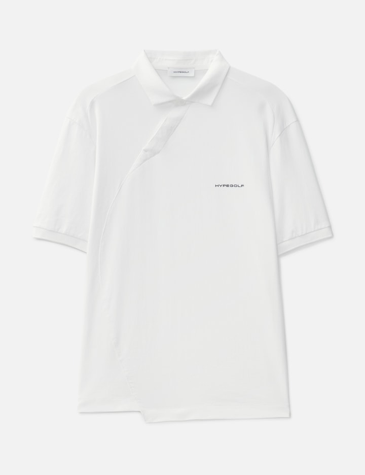 X POST ARCHIVE FACTION (PAF) Diagonal Polo T-Shirt