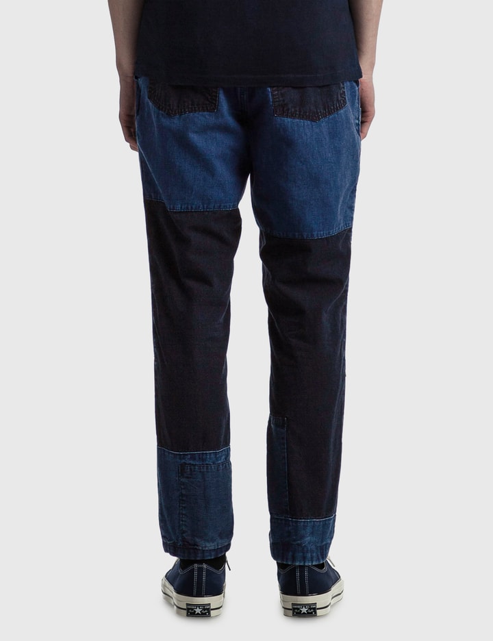 Indigo Matsuri Cross Nenrin Patchwork Pants Placeholder Image