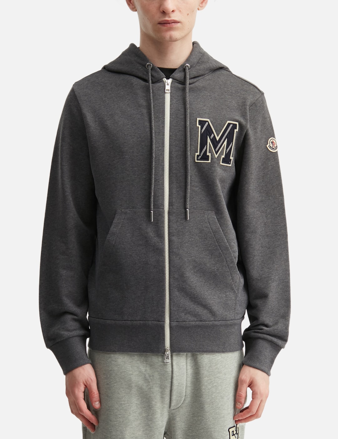 Monogram Cotton Zip-Up Hoodie view 11