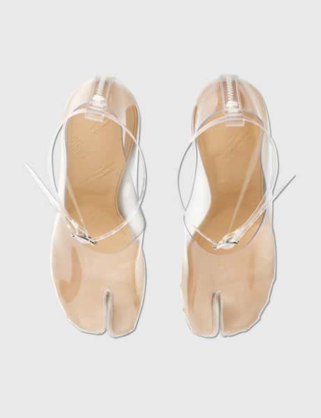 Maison Margiela Tabi Transparent Mary-Jane Pumps HBX