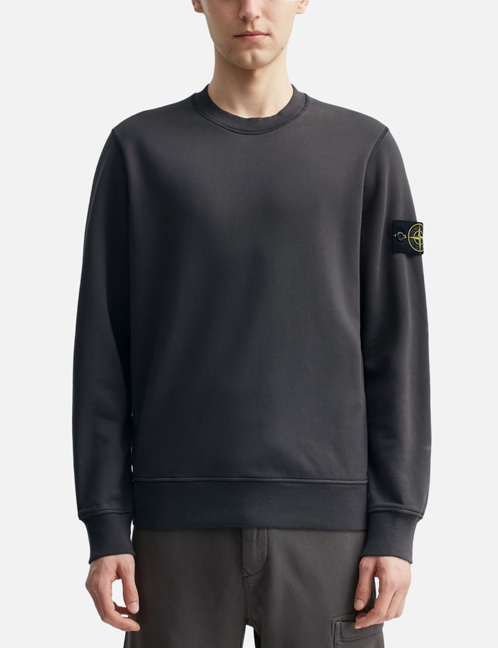 Stone Island Organic Cotton Fleece Sweatshirt