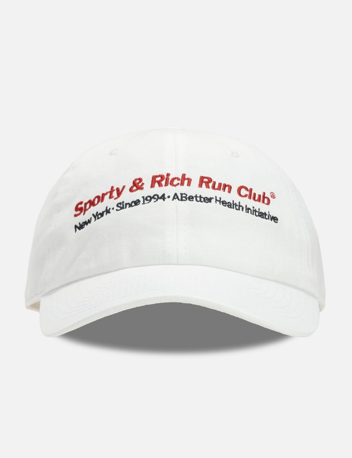 Sporty & Rich Run Club Hat In White