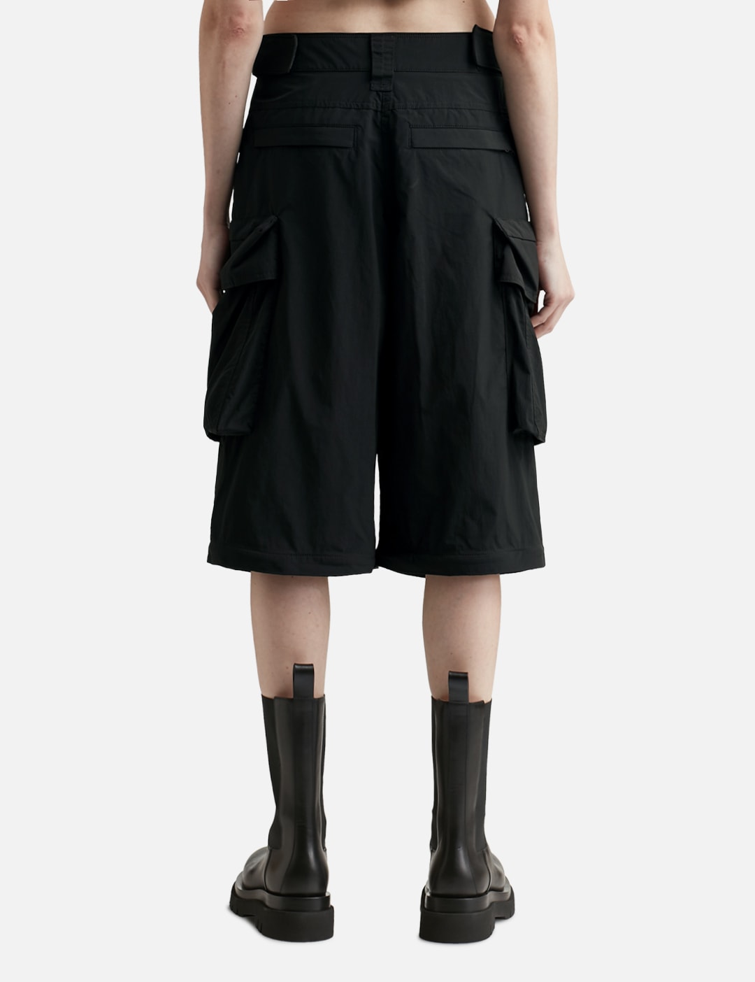 BIG POCKET KNEE ZIP CARGO PANTS view 18