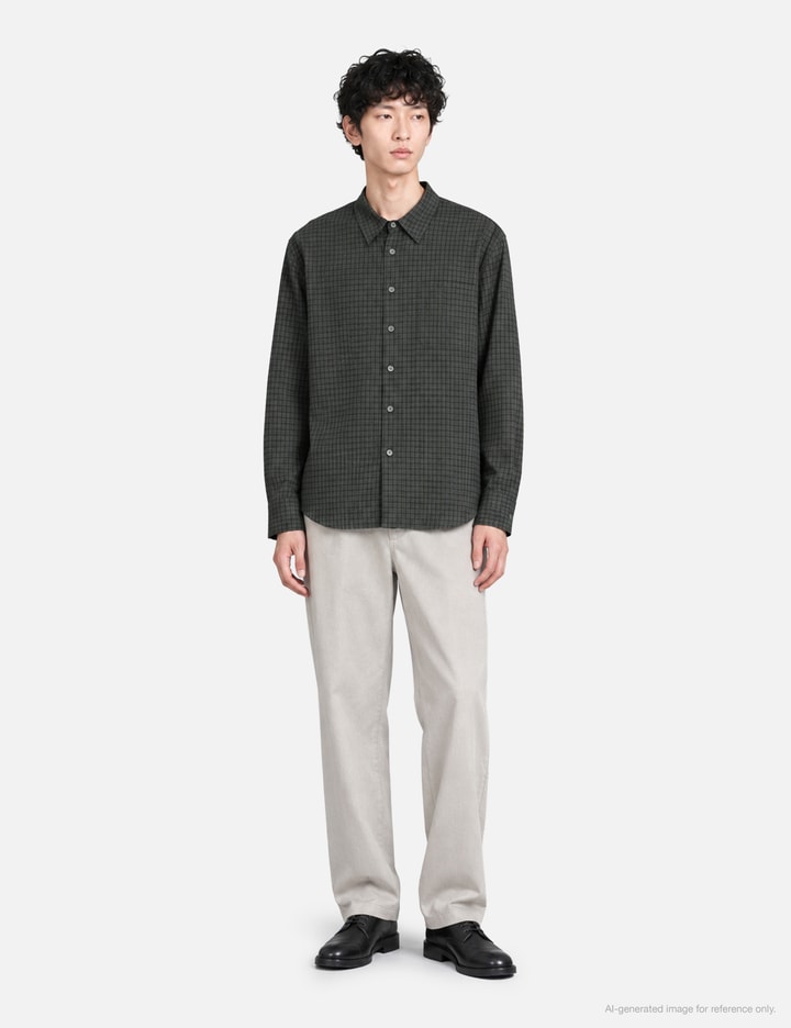 COOR Plaid Seersucker Check Shirt