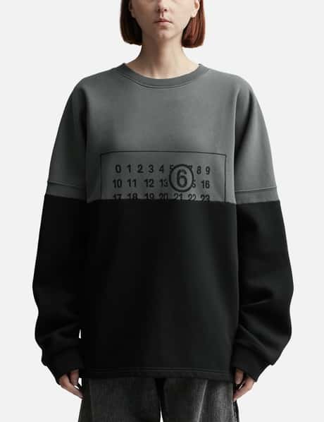 MM6 Maison Margiela Basic Jersey Sweatshirt