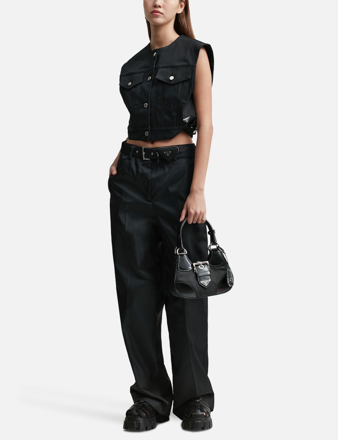 Prada - Organic Denim Top  HBX - Globally Curated Fashion and Lifestyle by  Hypebeast