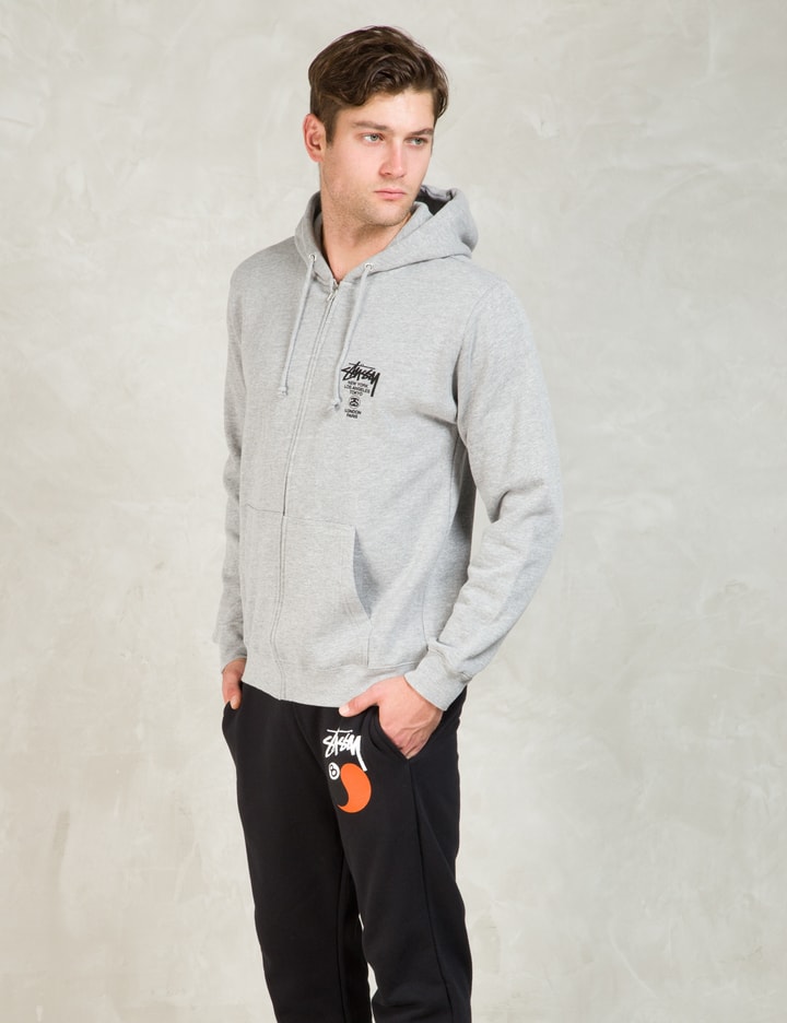 Grey World Tour Zip Hoodie Placeholder Image