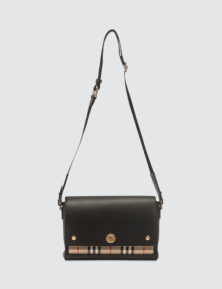 Leather and Vintage Check Note Crossbody Bag Placeholder Image