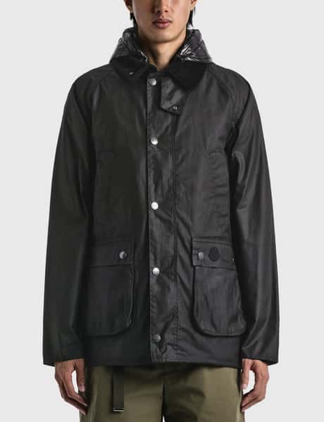 Moncler Genius - 2 Moncler 1952 Barbour Waxed Cotton Jacket | HBX