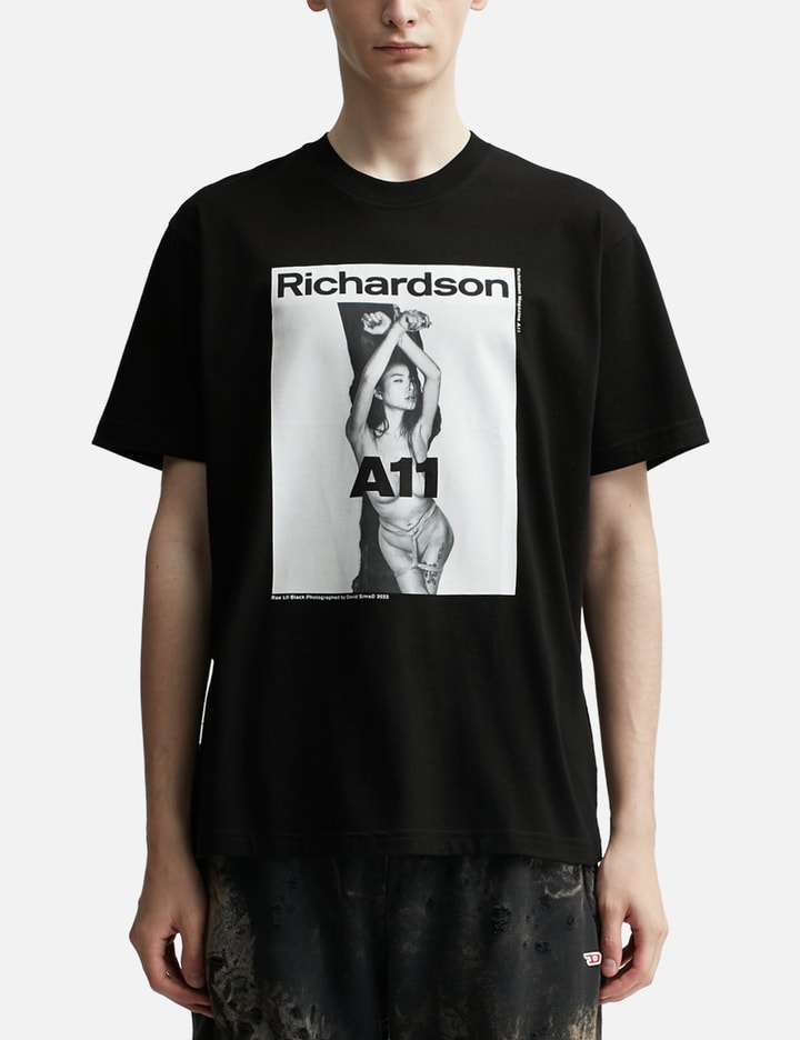 Shop Richardson A11 Cover T-shirt In Black