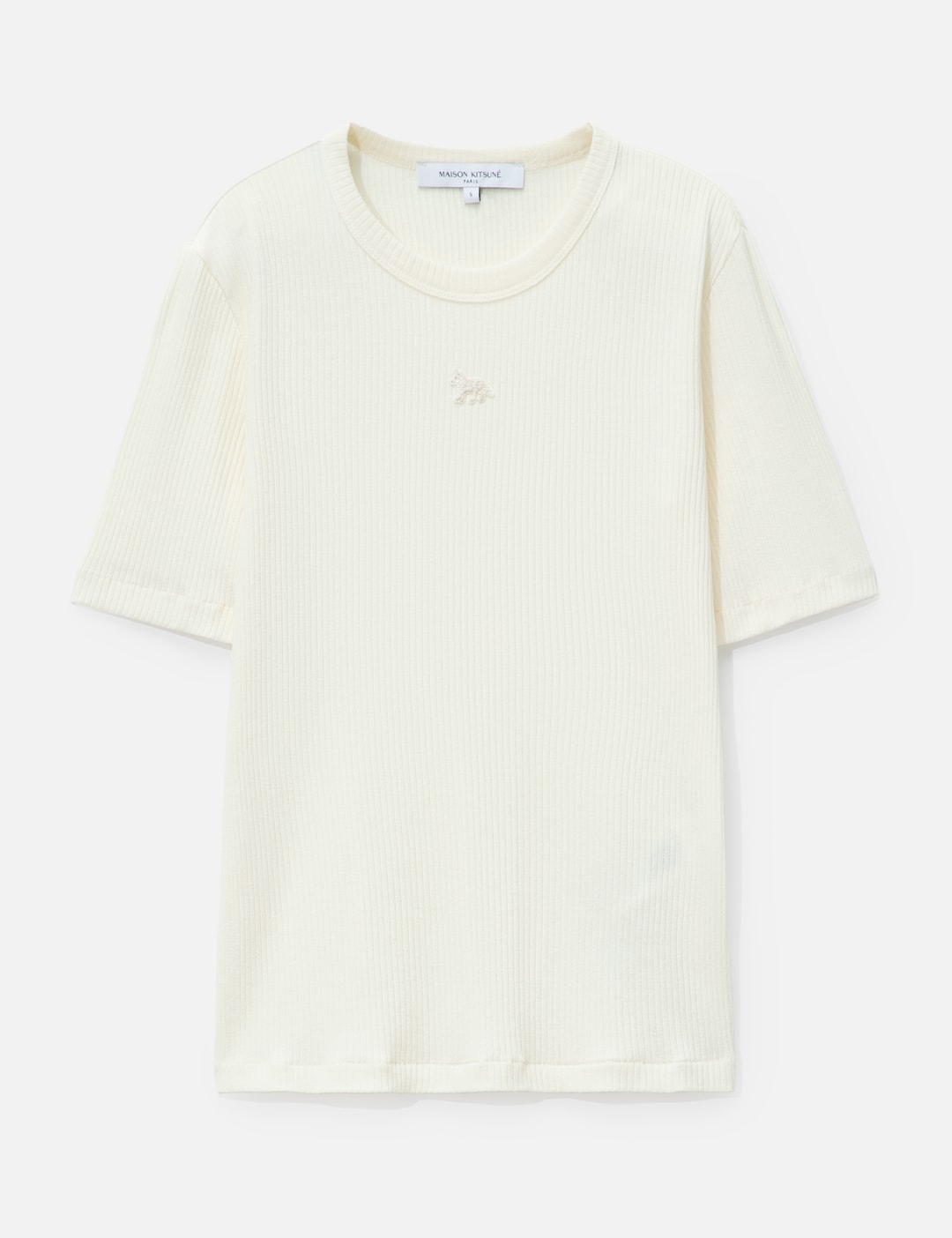 Baby Fox Ribbed Fitted T-Shirt view 7