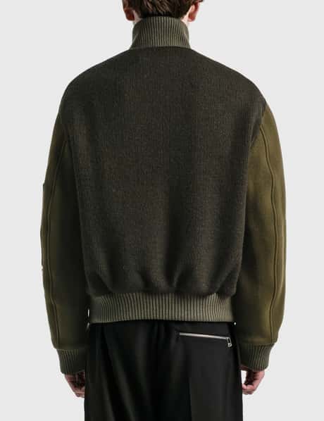 Loewe - ニット バックボンバージャケット | HBX - ハイプビースト 