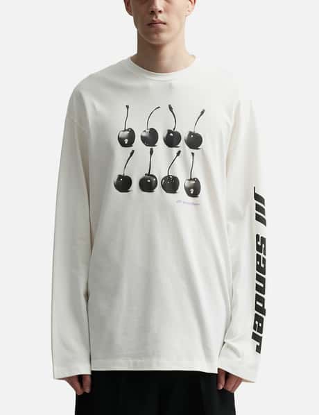 Jil Sander Long Sleeve Cherry T-shirt HBX