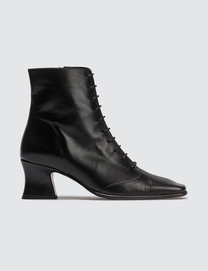 Kate Black Leather Boots Placeholder Image