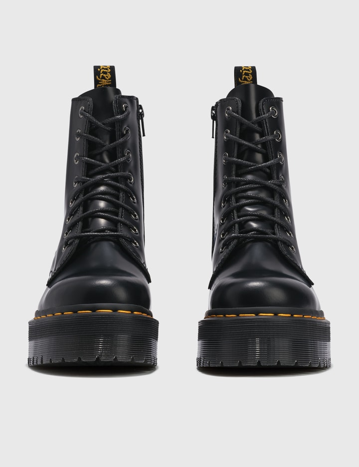 Jadon Smooth Leather Platform Boots Placeholder Image
