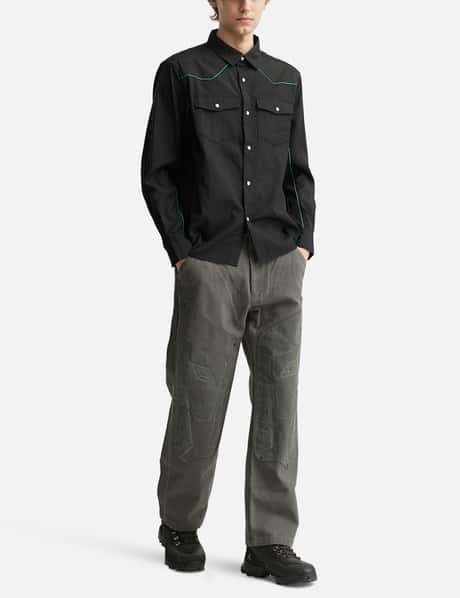 Nylon Western Button Up view 14