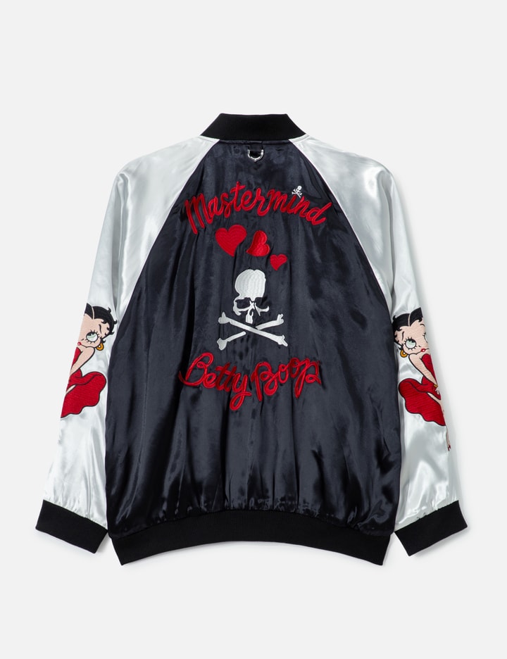 Mastermind Japan Mastermind World X X Betty Boop Souvenir Jacket In Blue