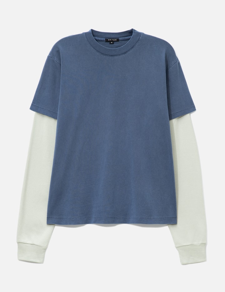 Beach Brains Tide Double Tee In Multi