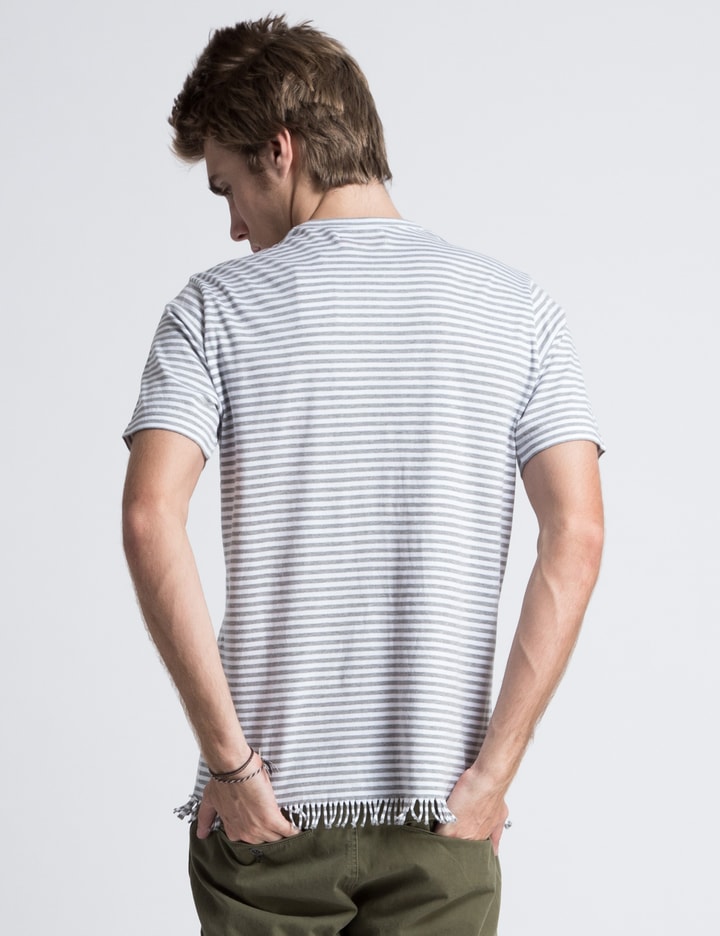 Grey Border Fringe S/S T-Shirt Placeholder Image
