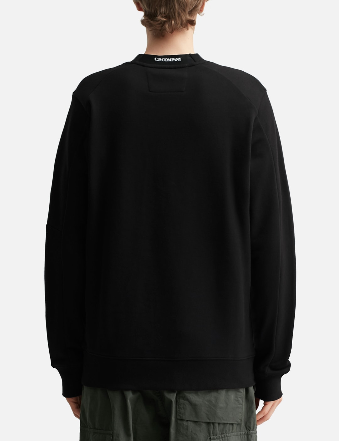 Cotton Diagonal Fleece Crewneck Sweatshirt view 19