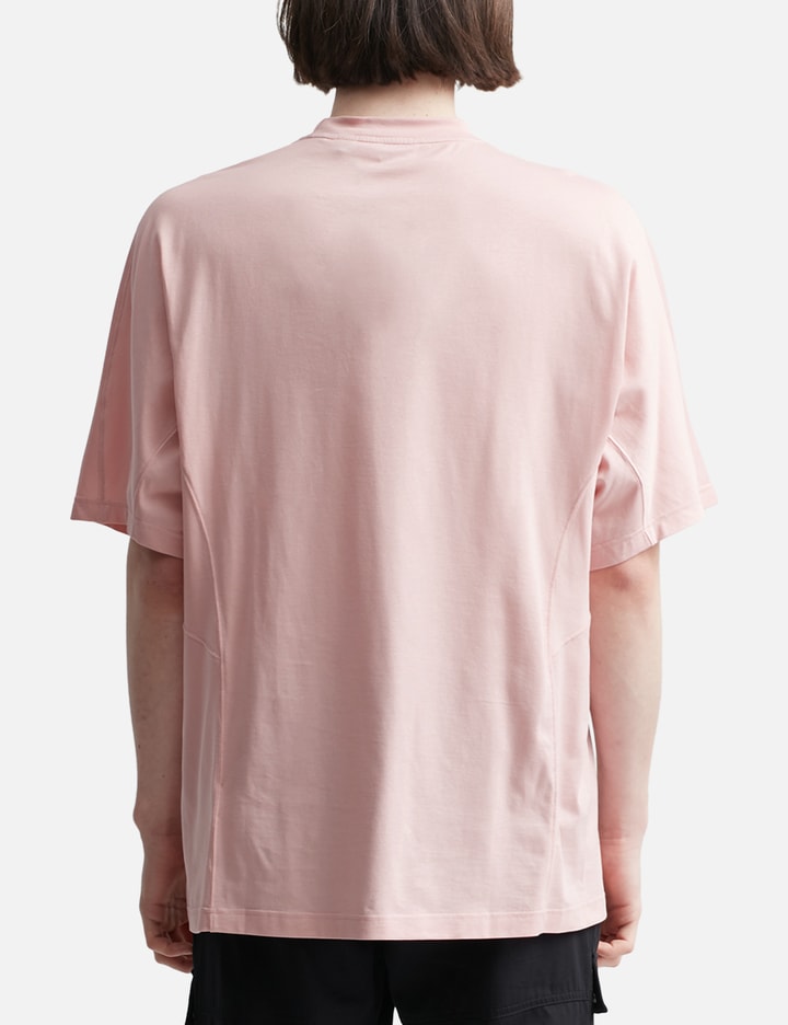 Shop Burberry Slogan Print Cotton Oversized T-shirt In Pink