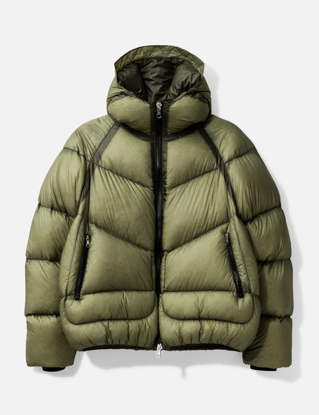 COLE BUXTON TRANSLUCENT TAPED DOWN JACKET