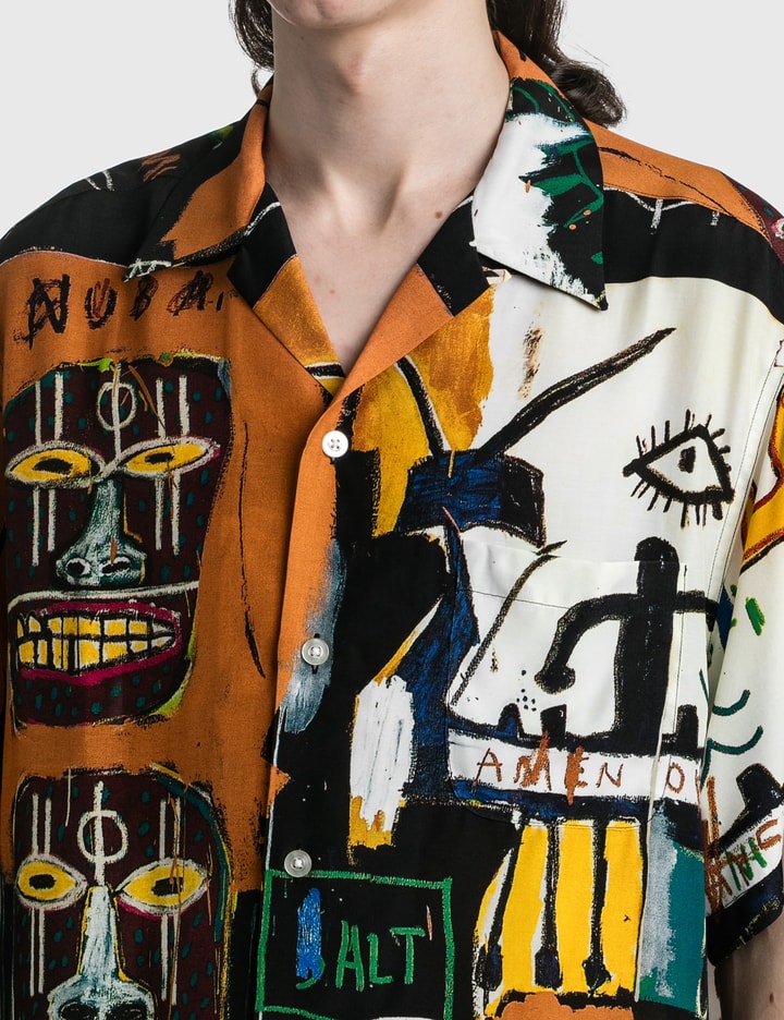 Wacko Maria X Jean-michel Basquiat SS Hawaiian Shirt ( Type-4 ) Placeholder Image